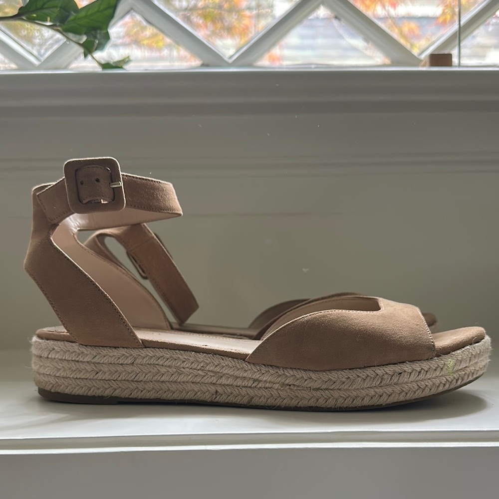 Pelle Moda Tan Espadrille Sandals